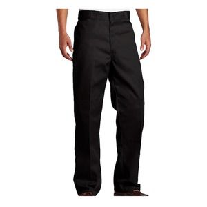 Dickies Men's Loose Fit Double Knee Twill Work Pant black